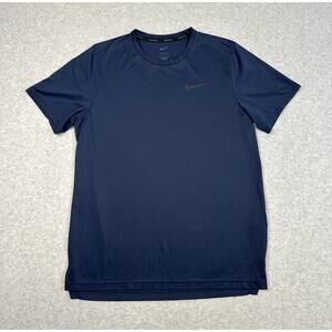 Nike Pro Dri-Fit T-shirt Men's Small Blue Crew Neck Short Sleeve Polyester Blend